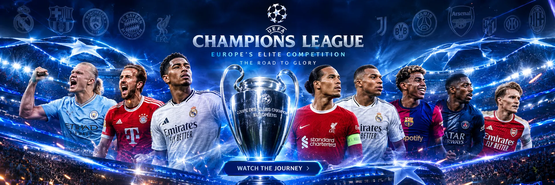 UEFA Champions League — fixtures, clubs and replays